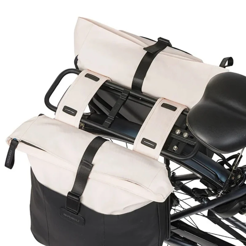 Sacoche vélo double étanche Basil Vive pour porte-bagages