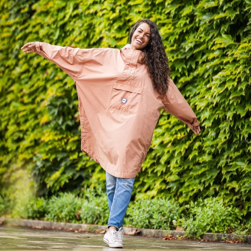 Poncho de pluie vélo recyclé Le Temps des Grenouilles