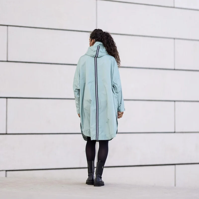 Poncho de pluie vélo recyclé Le Temps des Grenouilles