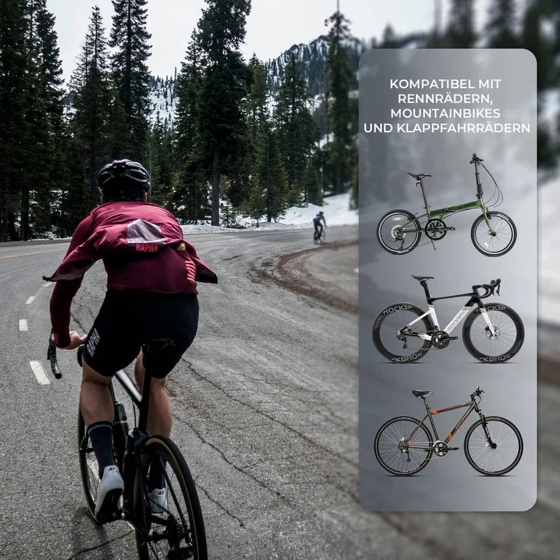 Fahrrad Handyhalterung Magnetische, 4,7–6,9 Zoll Smartphones, Lenkerhalterung 22,2–31,8 mm