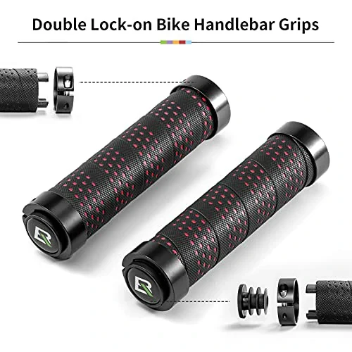 Lenkergriffe Anti-Rutsch Fahrradgriffe Lock-On Design Fahrrad Griffe