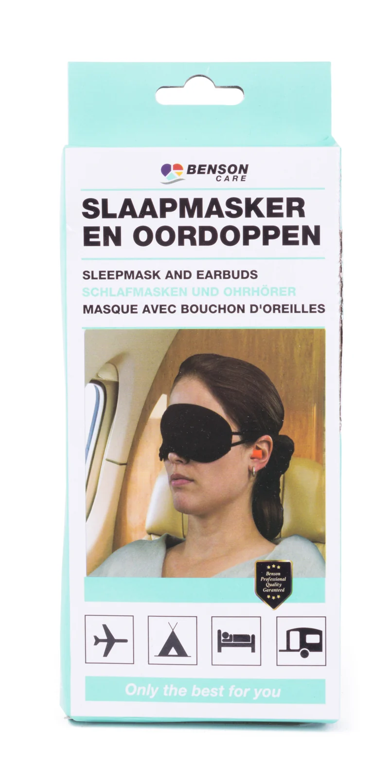 Reiseset Schlafmaske + Ohrstöpsel
