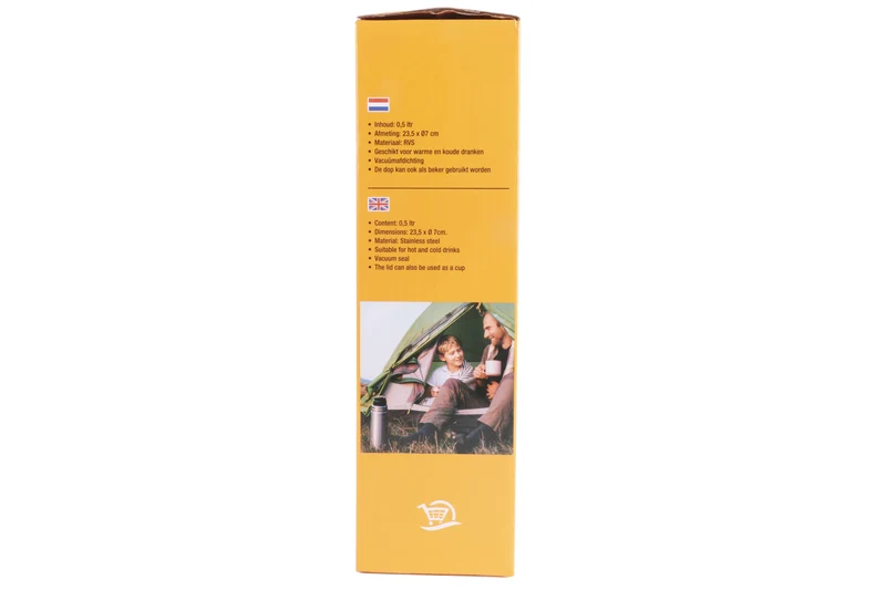 Thermosflasche 0,5 l Edelstahl