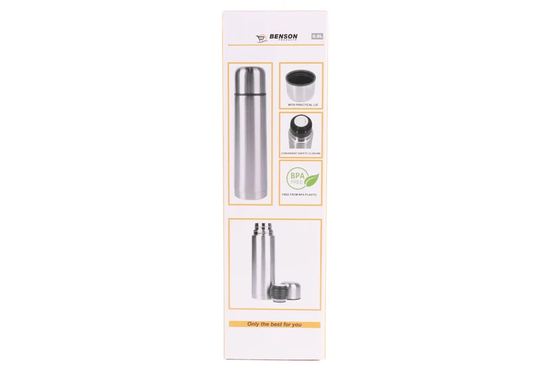Thermosflasche 0,5 l Edelstahl