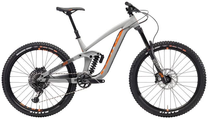 Kona Process 165 Rahmen 27,5" grau | MTB Enduro Fully 170 / 165 mm | Alu | Modell 2018 | Größe XL