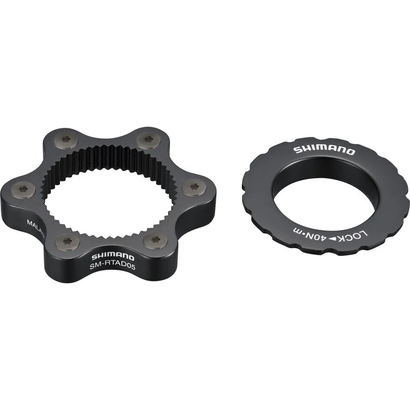 Shimano SM-RTAD05 Adapter | 6-Loch Bremsscheibe auf Center Lock Aufnahme | inkl. Lockring