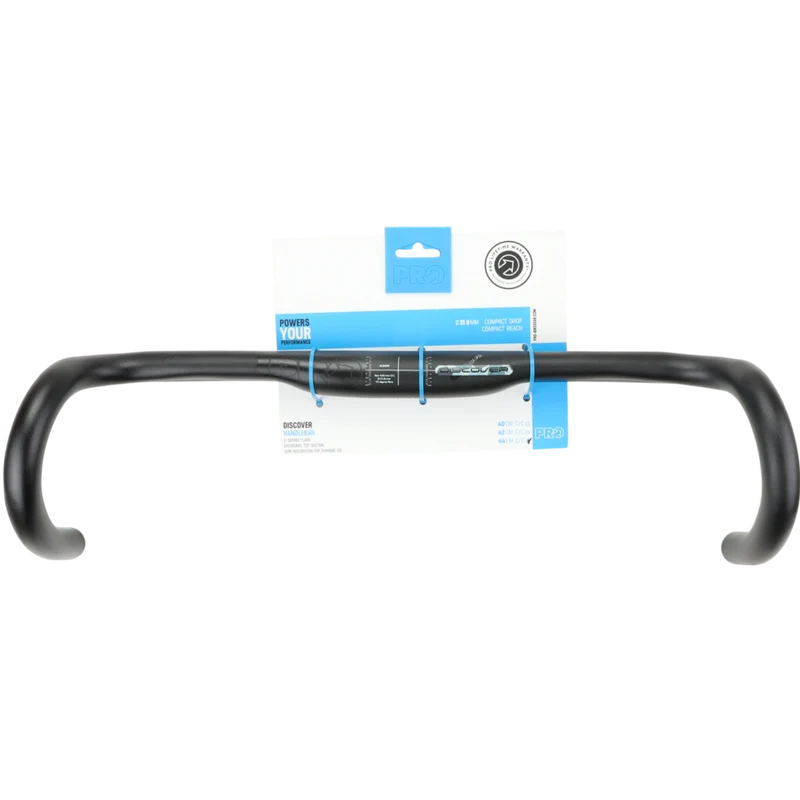 PRO PLT Discover Gravel Lenker | 440 mm | 12° Flare | schwarz | Alu