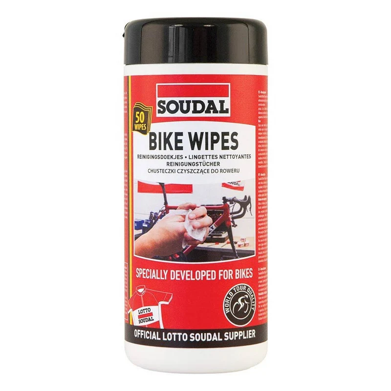 Soudal Bike Wipes Reinigungstücher 50Stk Weiß