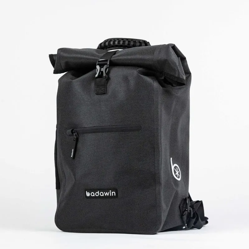 Sac à dos vélo réfléchissant convertible en sacoche Badawin Nyx 28 L