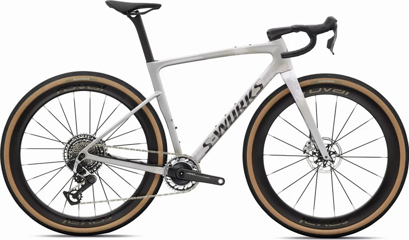 Specialized S-Works Crux 5 SRAM Red XPLR Gravelbike Diamant 28" Silver Dust/amethyst Frost/nebula Metallic