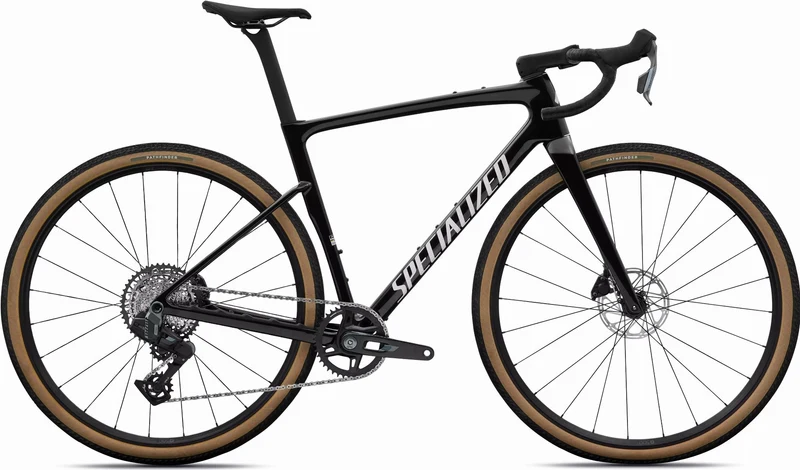 Specialized Crux 5 Comp SRAM Rival XPLR Gravelbike Diamant 28" Obsidian Metallic/dune White
