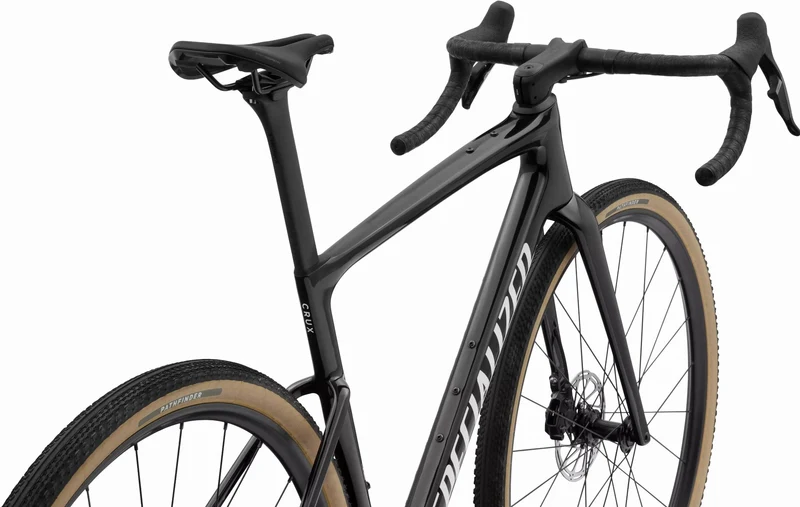 Specialized Crux 5 Comp SRAM Rival XPLR Gravelbike Diamant 28" Obsidian Metallic/dune White