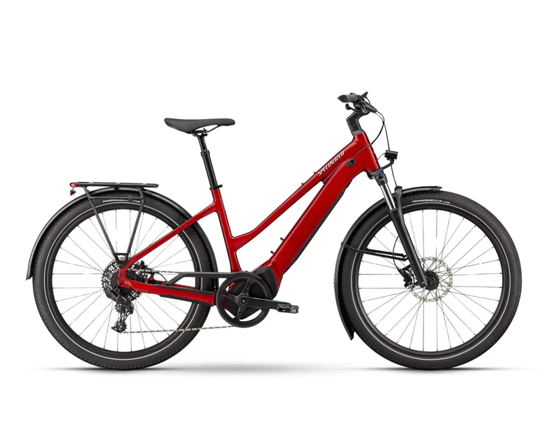 Specialized Turbo Vado 4.0 Step-Through - Red Tint / Silver Reflective