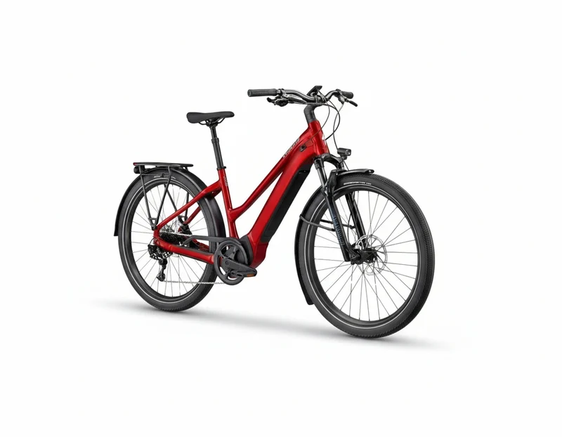 Specialized Turbo Vado 5.0 Step-Through - Red Tint / Silver Reflective