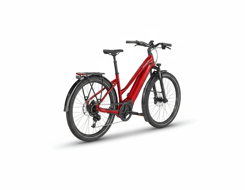 Specialized Turbo Vado 5.0 Step-Through - Red Tint / Silver Reflective