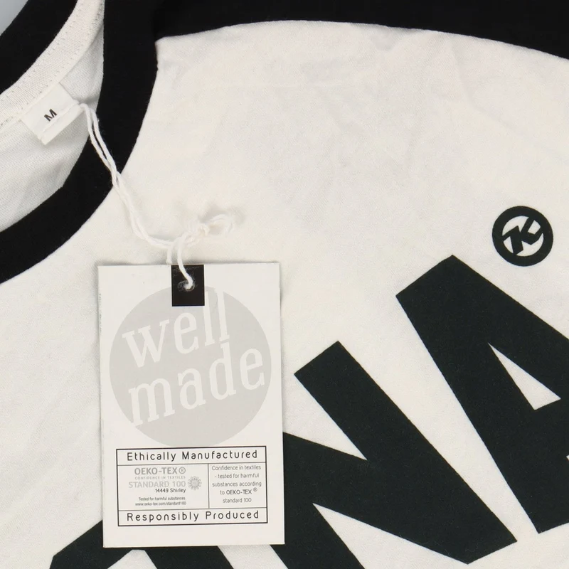 Kona Baseball T-Shirt | 3/4 Arm Shirt | weiß-schwarz