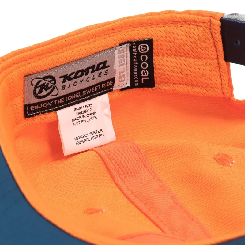 Kona Boogie Dan Hat | Cap | orange-blau | One Size