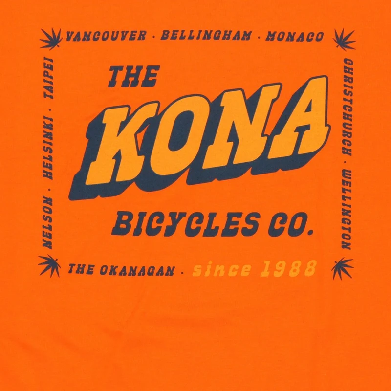 Kona Boogie Dan | T-Shirt kurzarm | orange | Größe S