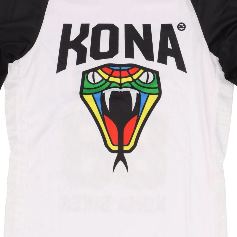 Kona Rainbow Snake | Jersey langarm | weiß-schwarz