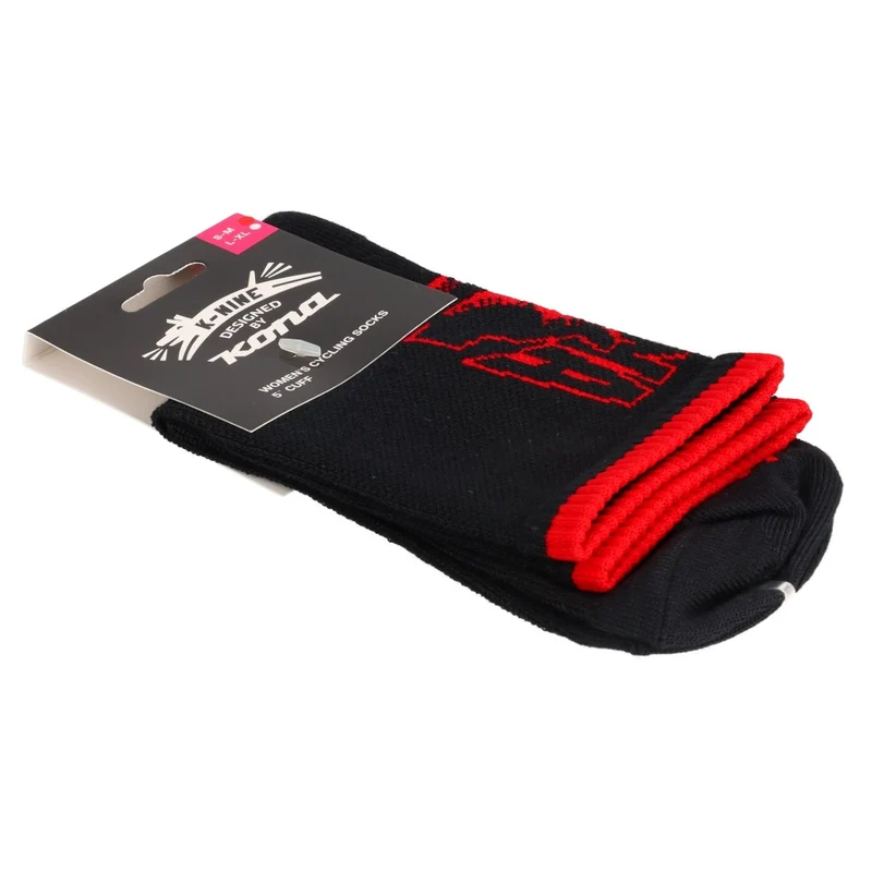Kona Cycling Sock 5 Cuff | Socken Women | black | Größe S–M