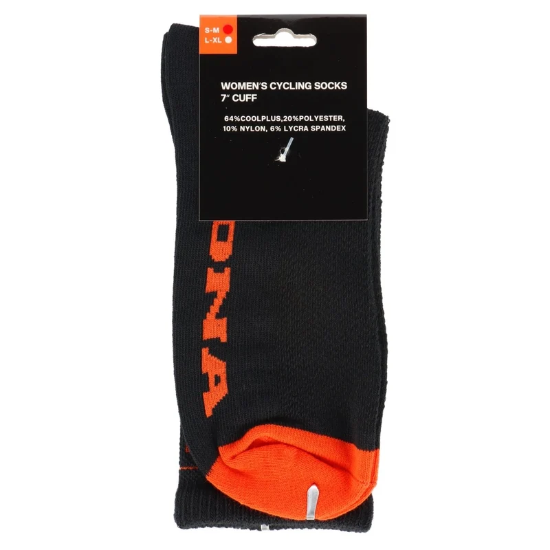 Kona Cycling Sock 7 Cuff | Socken Women | black | Größe S–M