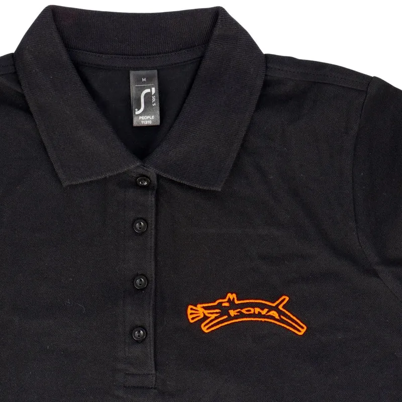 Kona K-Dog | Polo kurzarm Women | black