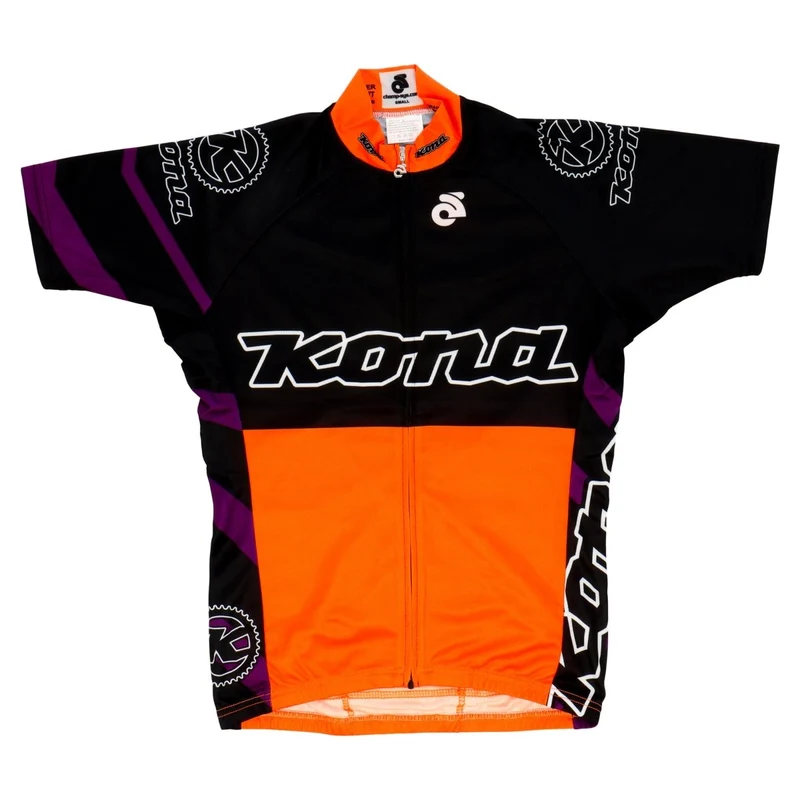 Kona Grassroots XC | Fahrrad Trikot kurzarm Men | schwarz-orange | Größe S
