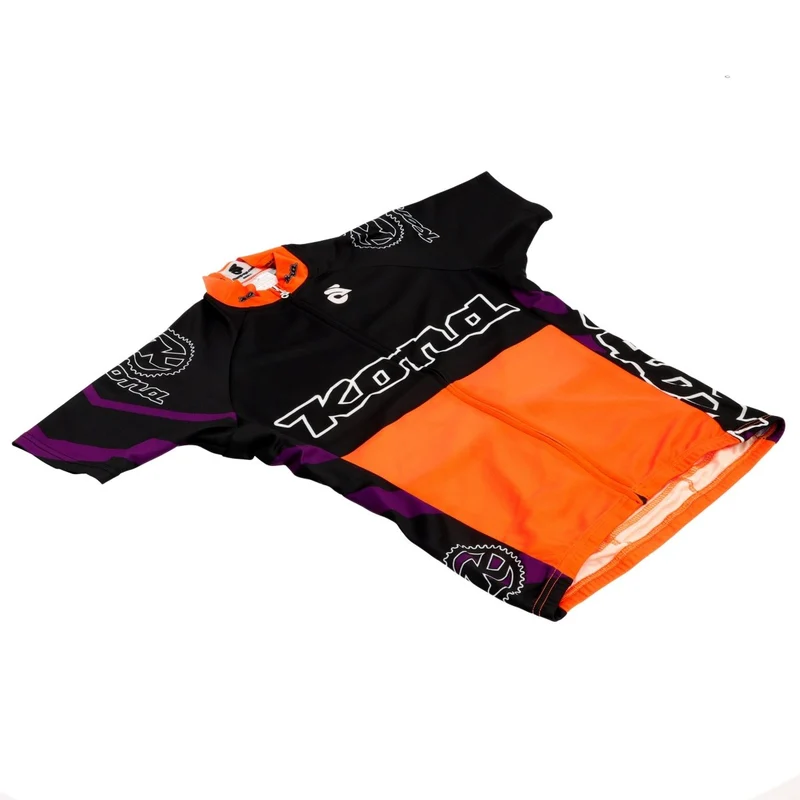 Kona Grassroots XC | Fahrrad Trikot kurzarm Men | schwarz-orange | Größe S