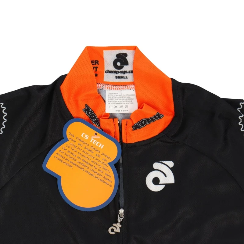 Kona Grassroots XC | Fahrrad Trikot kurzarm Men | schwarz-orange | Größe S