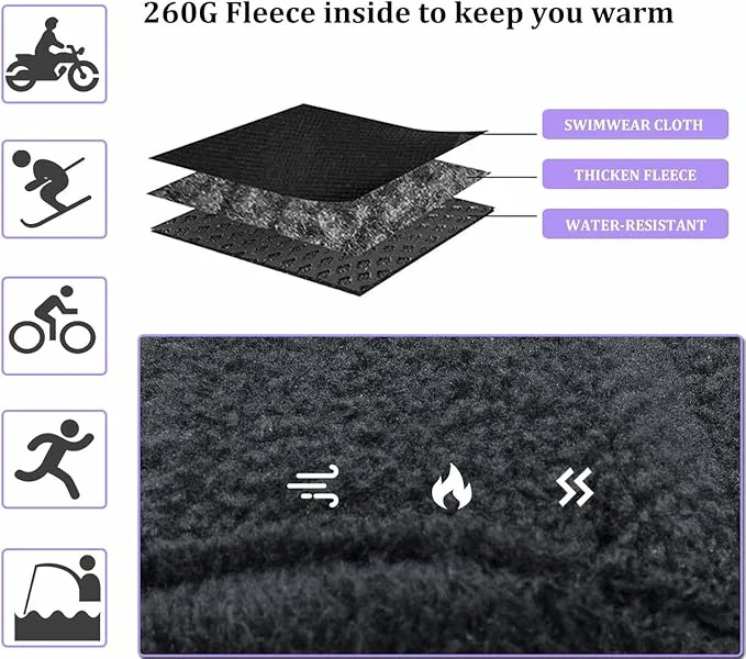Winter Fahrradhandschuhe Touchscreen Winddicht Warm Wasserabweisend