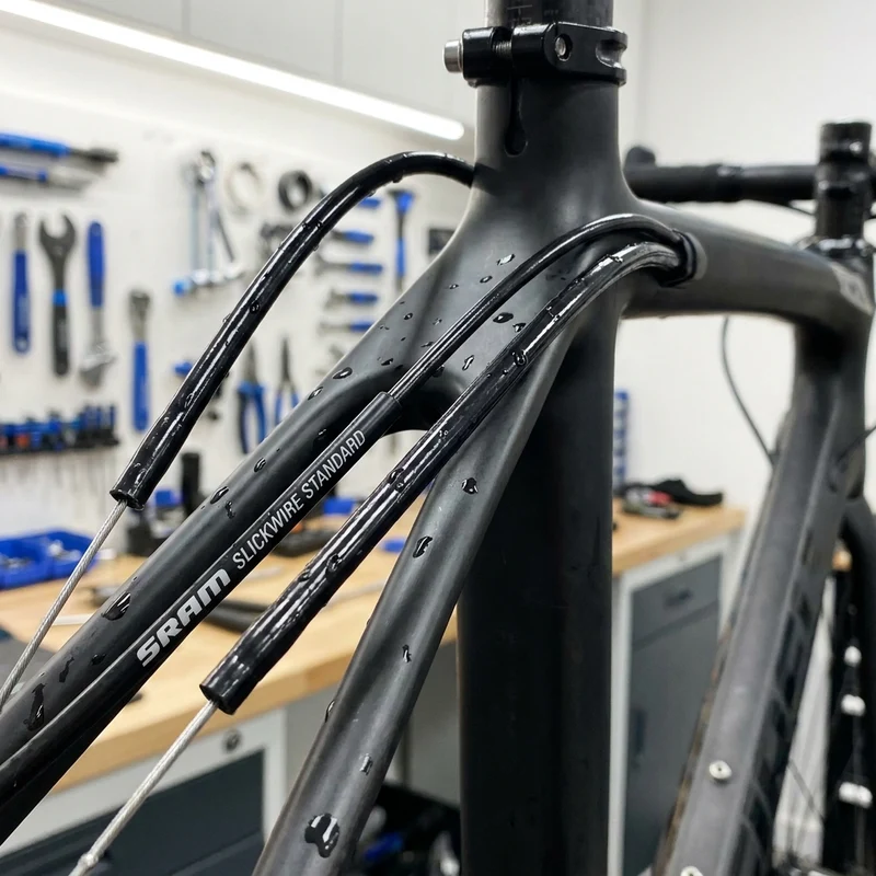 SRAM Schalt-/Bremskabel-Kit SlickWire Standard schwarz - präzise Schalt- und Bremsperformance