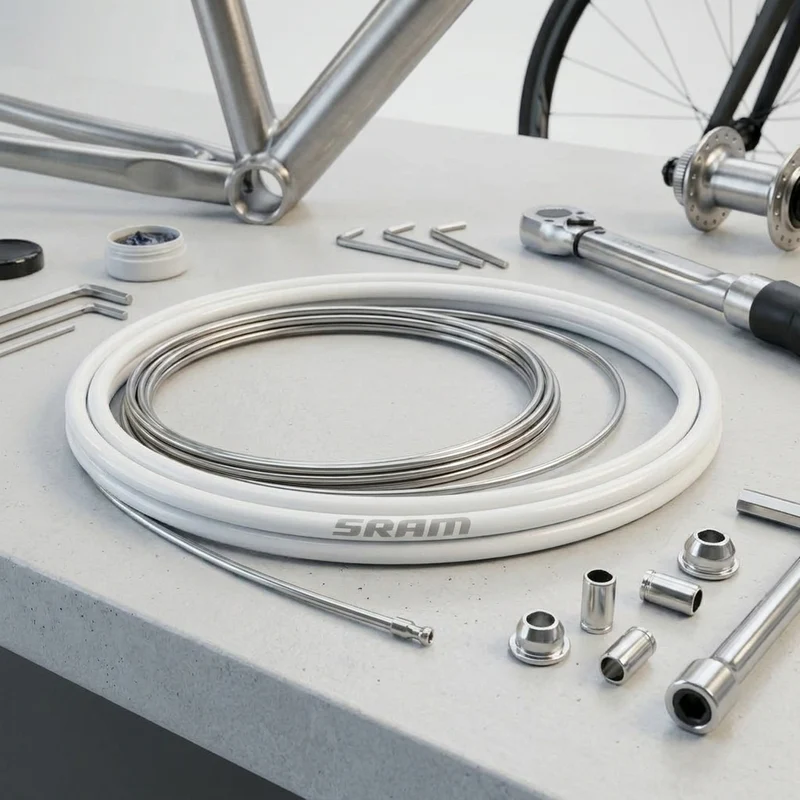 SRAM Bremskabel-Kit weiß 5 mm - zuverlässige Bremsperformance für dein Bike