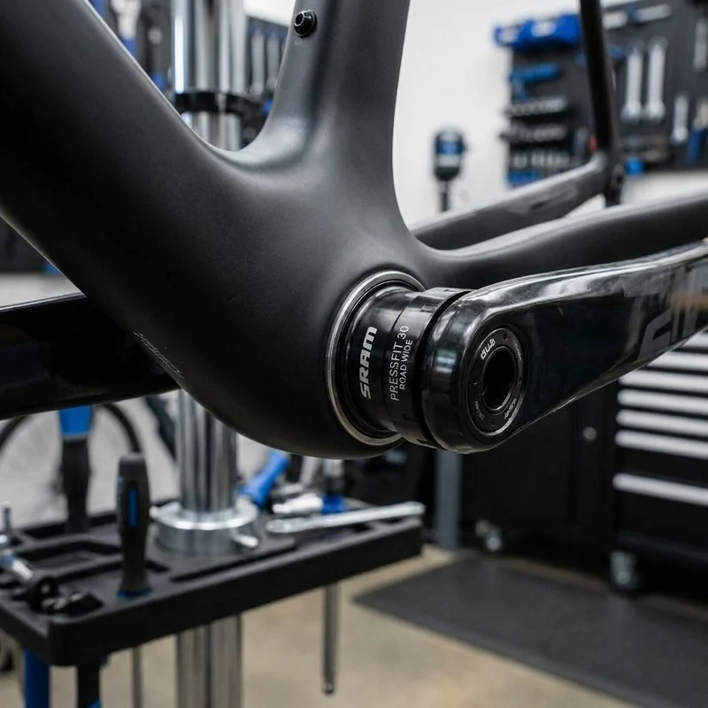 SRAM Innenlager DUB Pressfit 30 Road Wide 68 mm Stahl - Effiziente Kraftübertragung für Rennräder