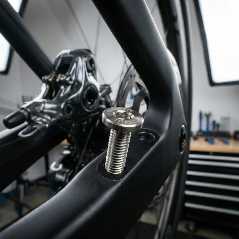 SRAM Schrauben für Flat Mount Bremssattel Titanium 17 mm - Leicht und korrosionsbeständig