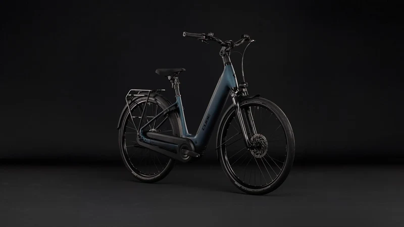 Cube Supreme RT Hybrid Comfort EX 600 Wh E-Trekkingbike Easy Entry royalgreen´n´black
