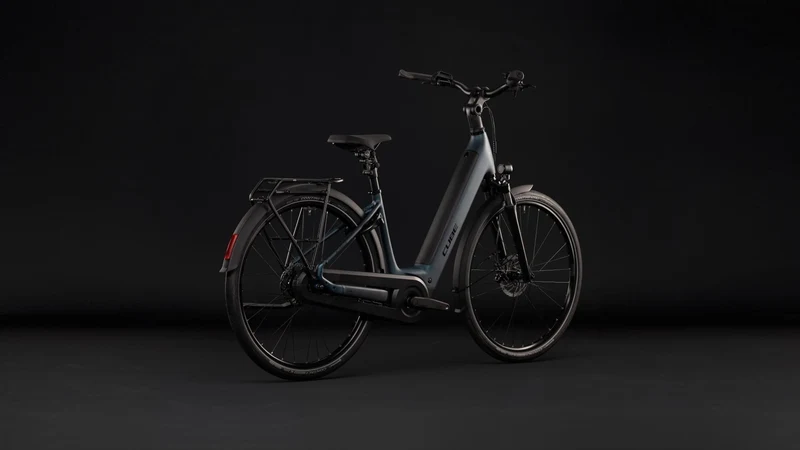 Cube Supreme RT Hybrid Comfort EX 600 Wh E-Trekkingbike Easy Entry royalgreen´n´black