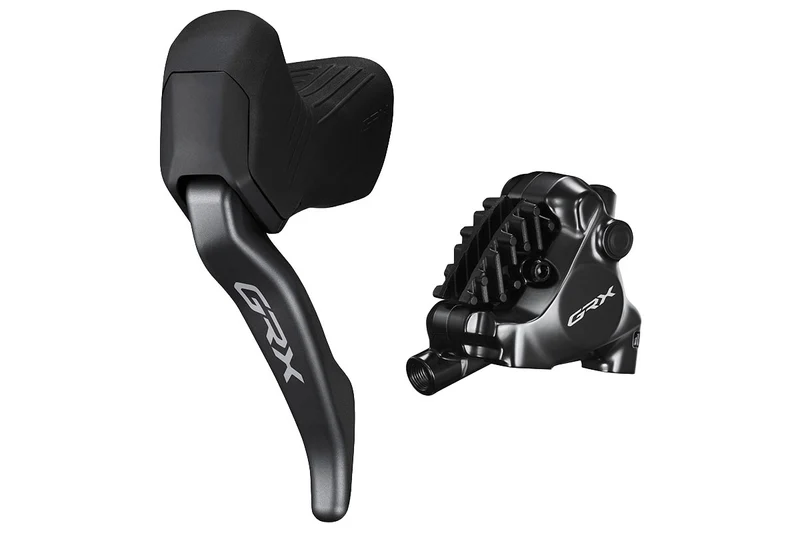 Shimano GRX BL-RX825 GRX Hydraulic Disc Brake Lever Bled with BR-RX820 Calliper, Left Rear