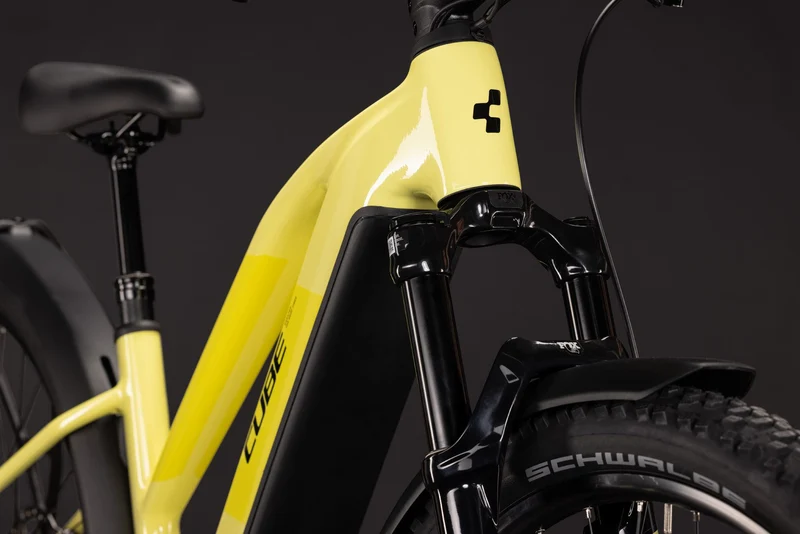 Cube Reaction Hybrid Race 800 Wh FE E-Bike Hardtail Trapeze bananasplit´n´black