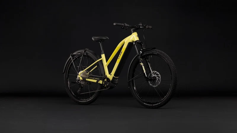 Cube Reaction Hybrid Race 800 Wh FE E-Bike Hardtail Trapeze bananasplit´n´black