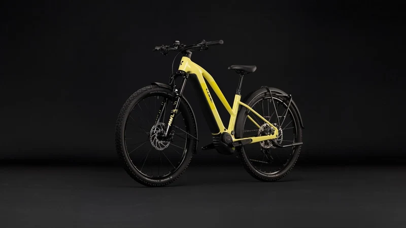 Cube Reaction Hybrid Race 800 Wh FE E-Bike Hardtail Trapeze bananasplit´n´black