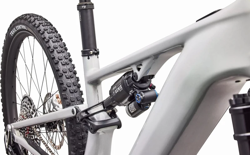 Specialized S-Works Turbo Levo R 900 Wh E-Bike Fully 29" Gloss Dolomite/Viavi Silver Green Pearl / Oak Green Metallic