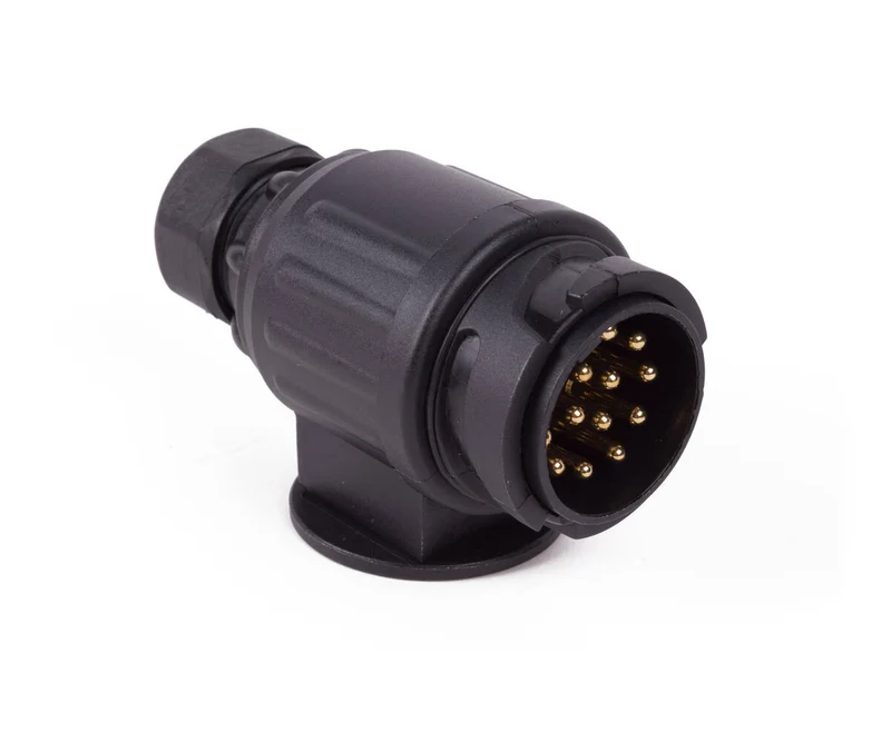 13-poliger Kunststoffstecker 12V für Fahrzeuge und Anhänger