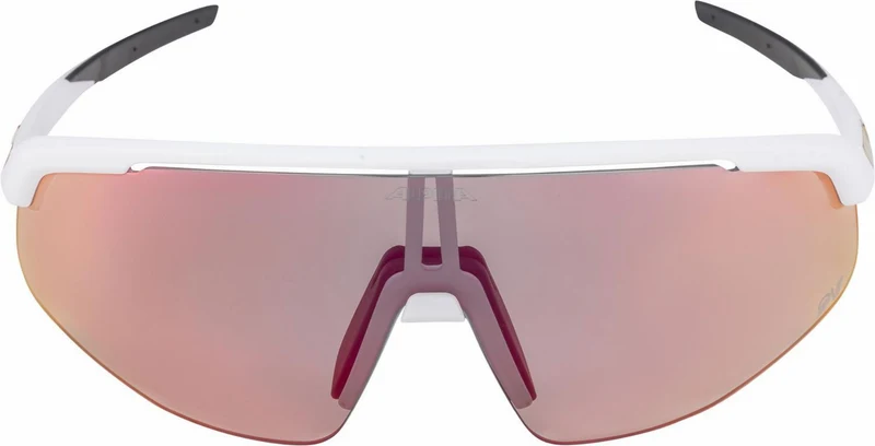 Alpina Turbo Pro QV Sportbrille white matt/mirror rainbow one size