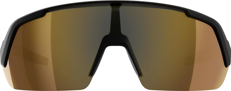 Alpina Turbo HR Sportbrille black matt/mirror gold one size