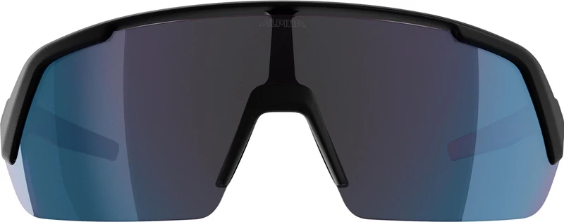 Alpina Turbo HR Sportbrille black matt/mirror blue one size
