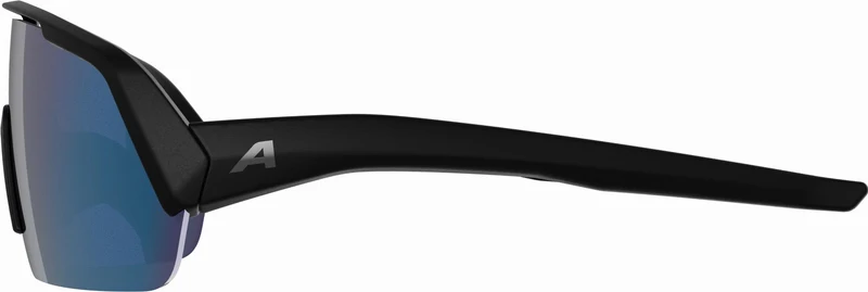 Alpina Turbo HR Sportbrille black matt/mirror blue one size
