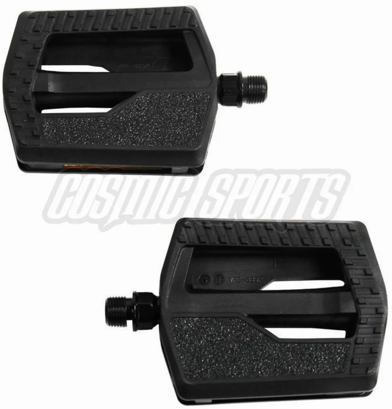 NG Sports Sahramee ReCycle Griptape Plattform-Pedal mit Reflektor 1 Paar schwarz 112 x 83,5 mm