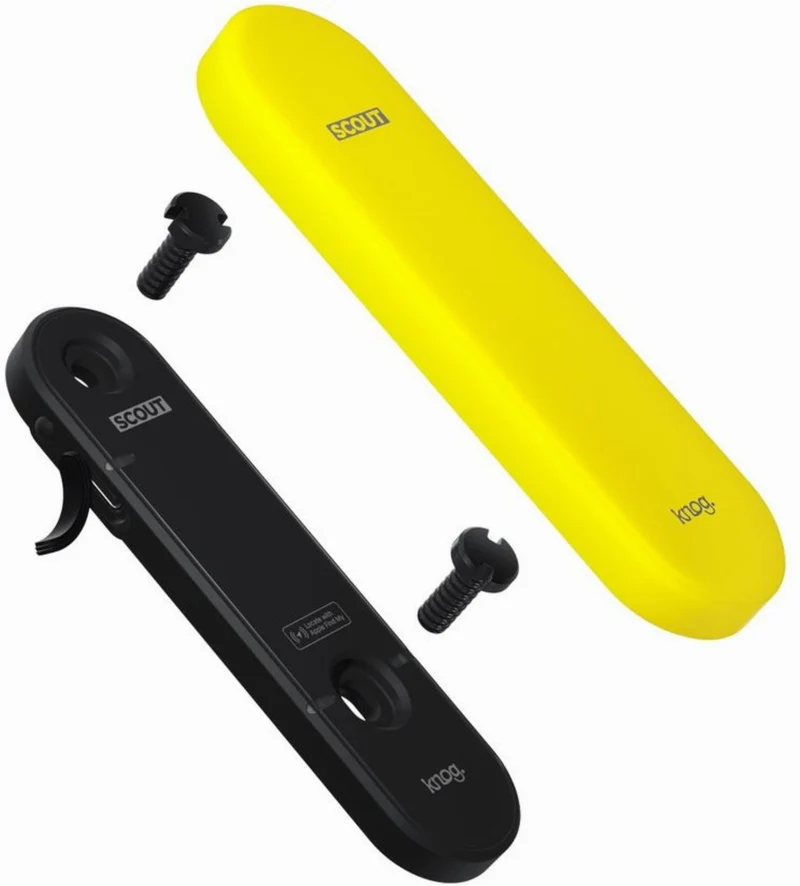 Knog Scout Bike Alarm und Finder black/neon yellow