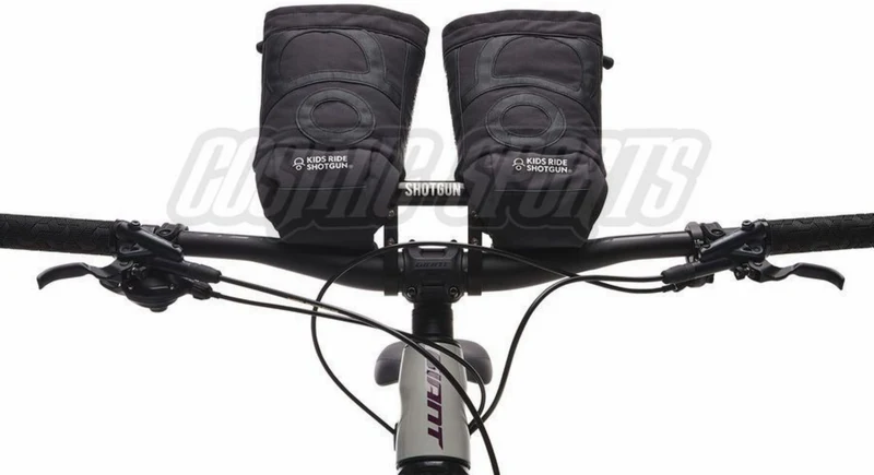Kids Ride Shotgun Pogies Lenkerstulpen schwarz one size