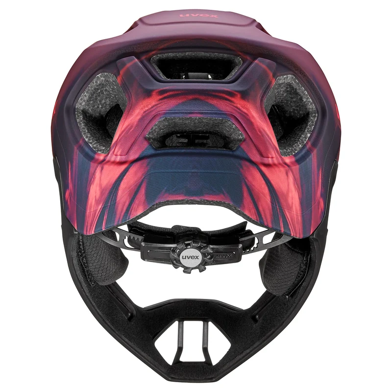 Uvex React Jr. Fullface Kinder-Helm cranberry matt S (52-56 cm)